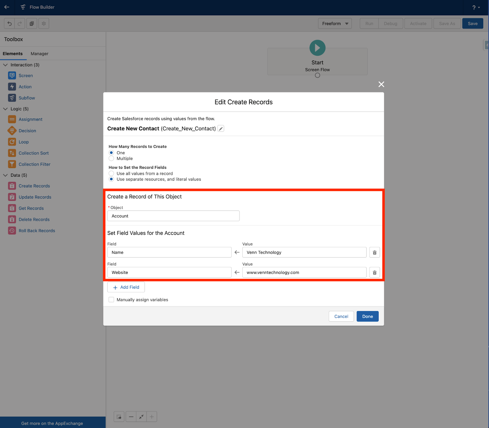 Salesforce Flow Basics: Data Elements, Decision, And Assignment